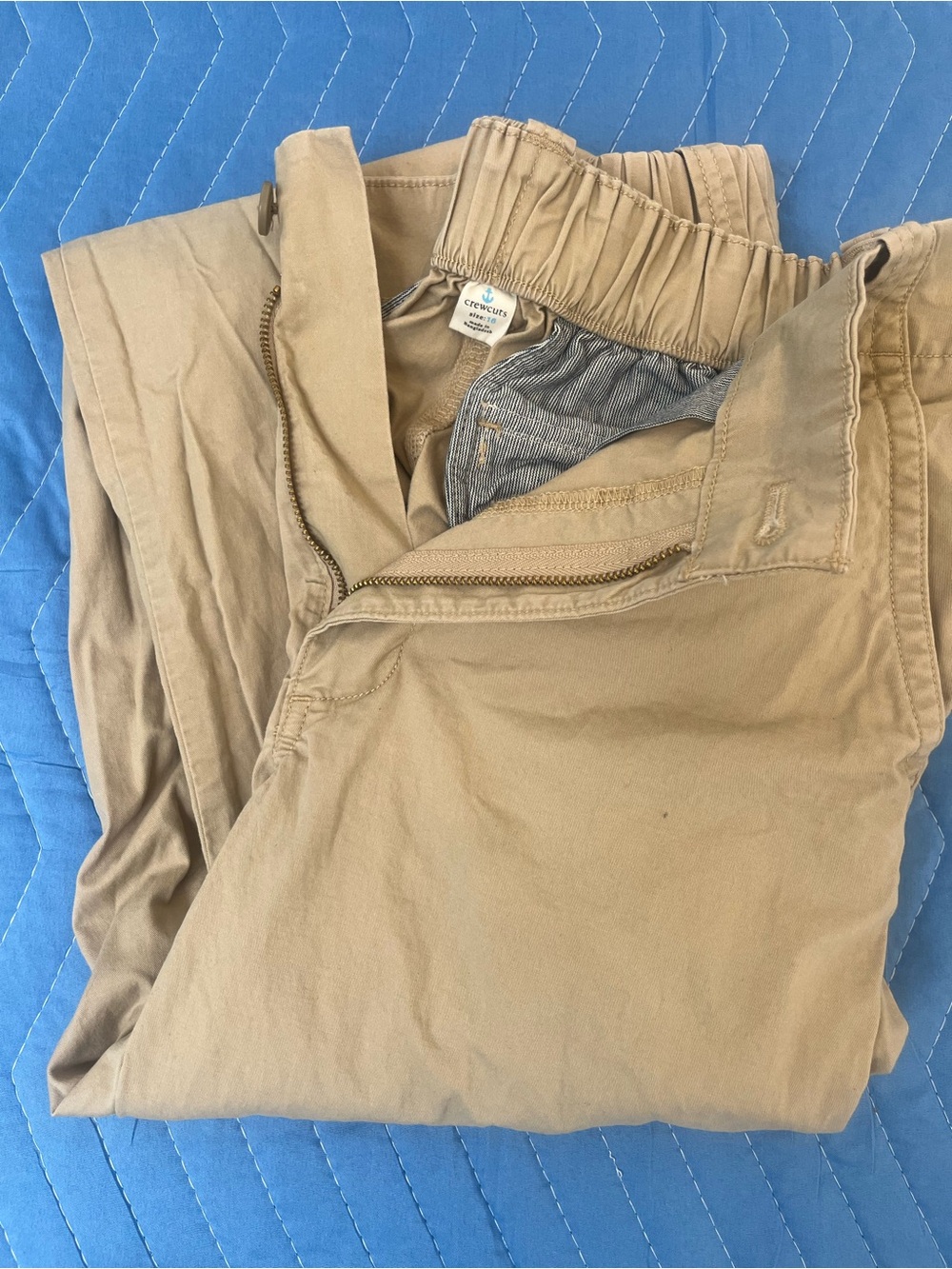 JCREW • crewcuts • cargo style • dress khakis • boys sz. 16 • cotton •